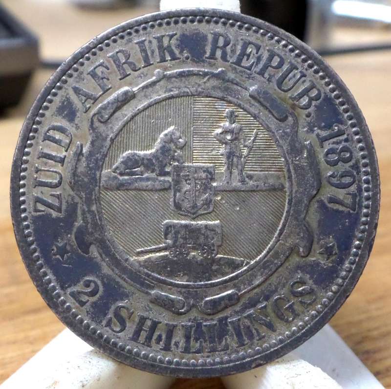 ZAR 2 Shillings 1897 - Good condition