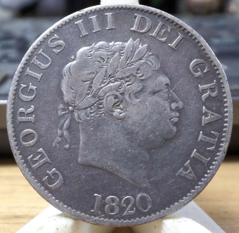 *R1 Auction* UK Half Crown 1820 - King George III