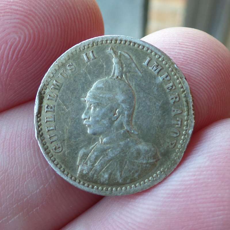 *R1 Auction* German East Africa 1/4 Rupie 1901