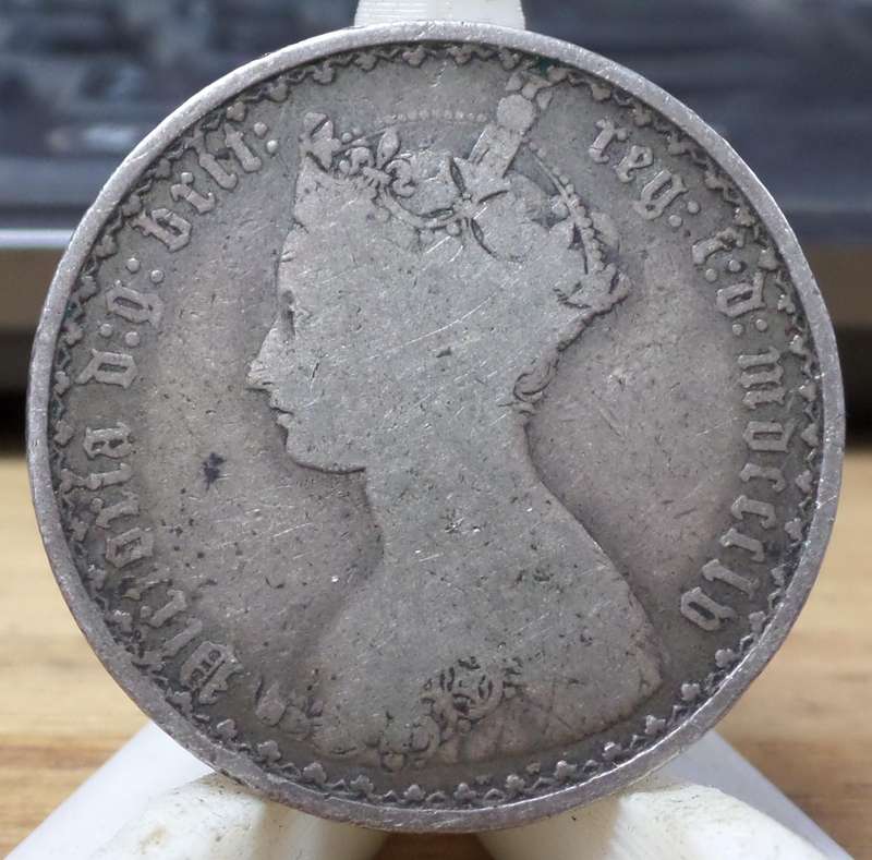 UK Gothic Florin 1855