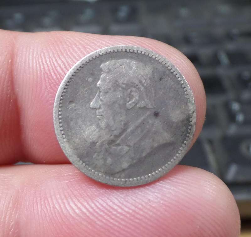 ZAR 3 Pence 1893 - Filler