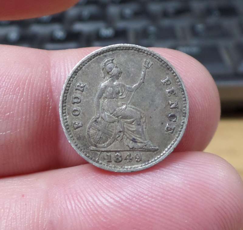 UK 4 Pence 1849 Groat - Great condition