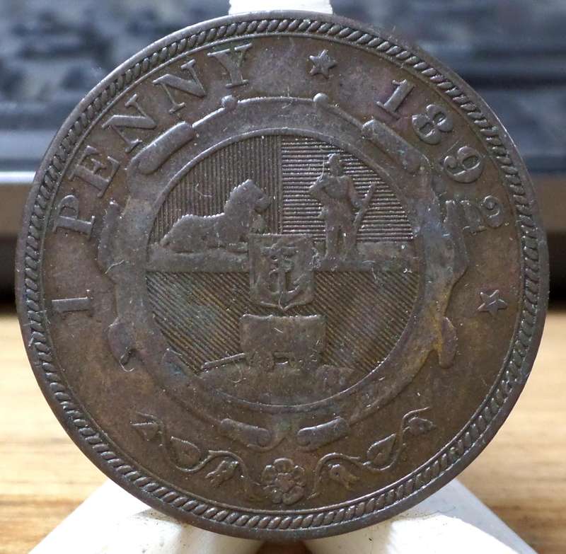 *R1 Auction* ZAR 1 Penny 1892