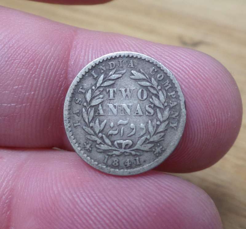 *R1 Auction* British India - East India Company 2 Annas 1841