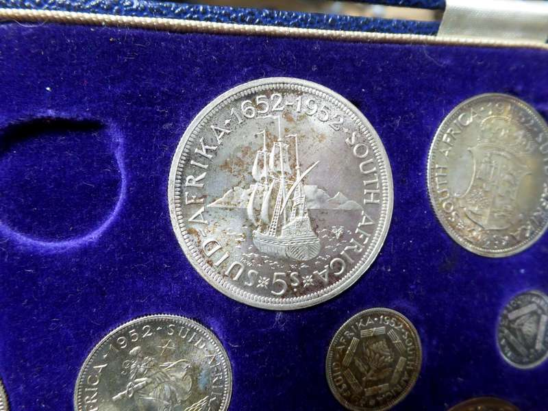 1952 SA Union long proof set - no gold