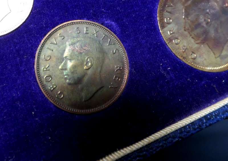 1952 SA Union long proof set - no gold