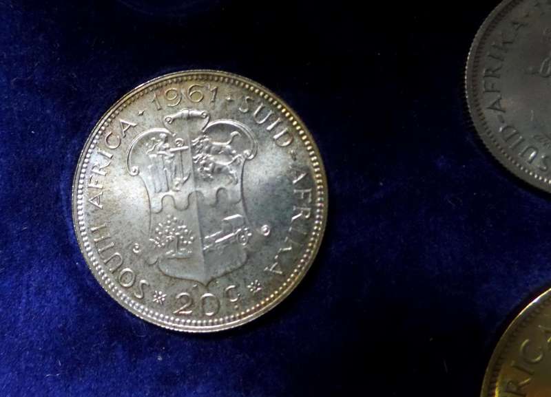 1961 RSA long proof set - No gold