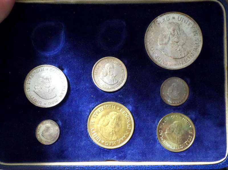 1961 RSA long proof set - No gold