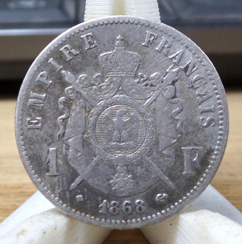 *R1 Auction* France 1 Franc 1868