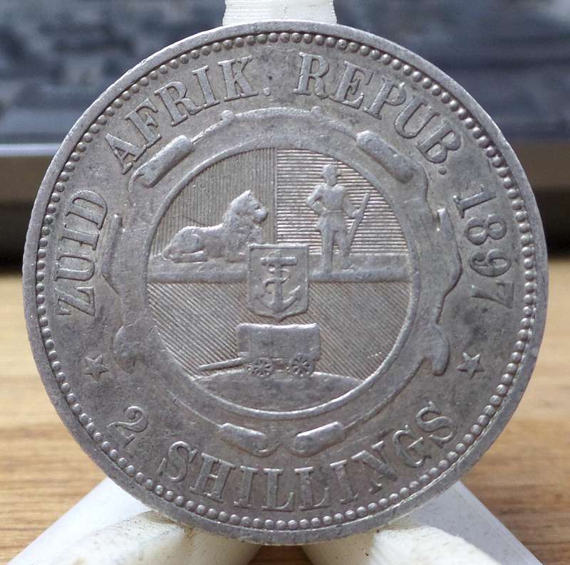 *R1 Auction* ZAR 2 Shillings 1897 - Nice condition
