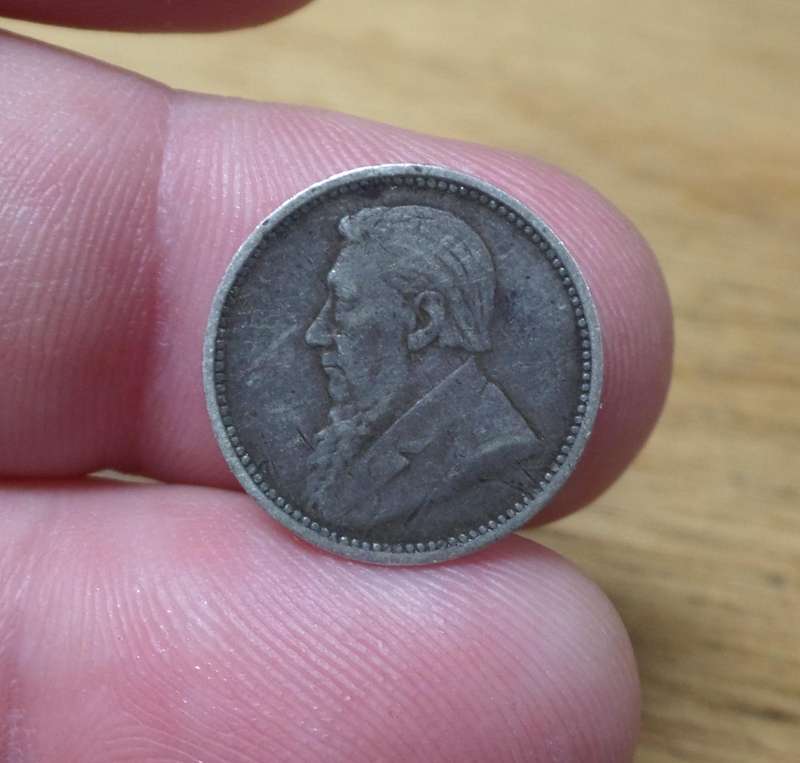 *R1 Auction* ZAR 3 Pence 1896