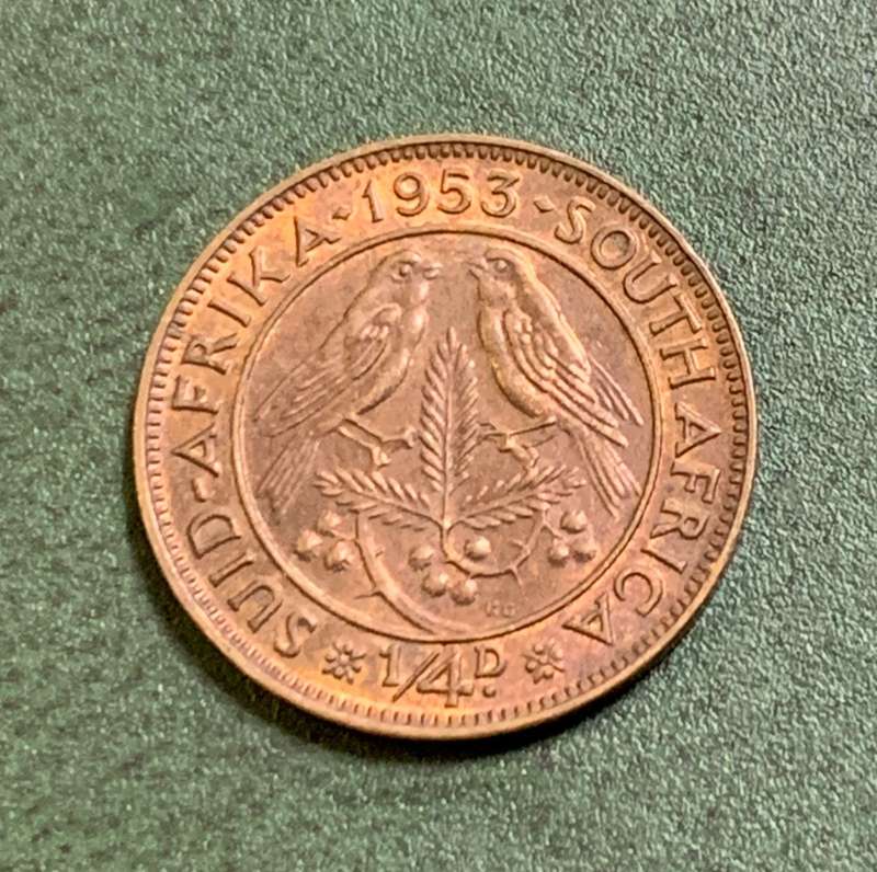 Union 1/4 Penny 1953