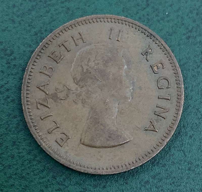 Union 1/2 Penny 1958 - aUNC condition