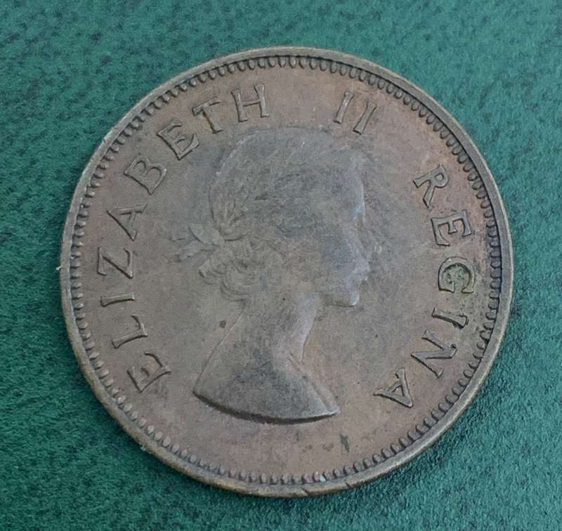 Union 1/2 Penny 1958 - UNC condition