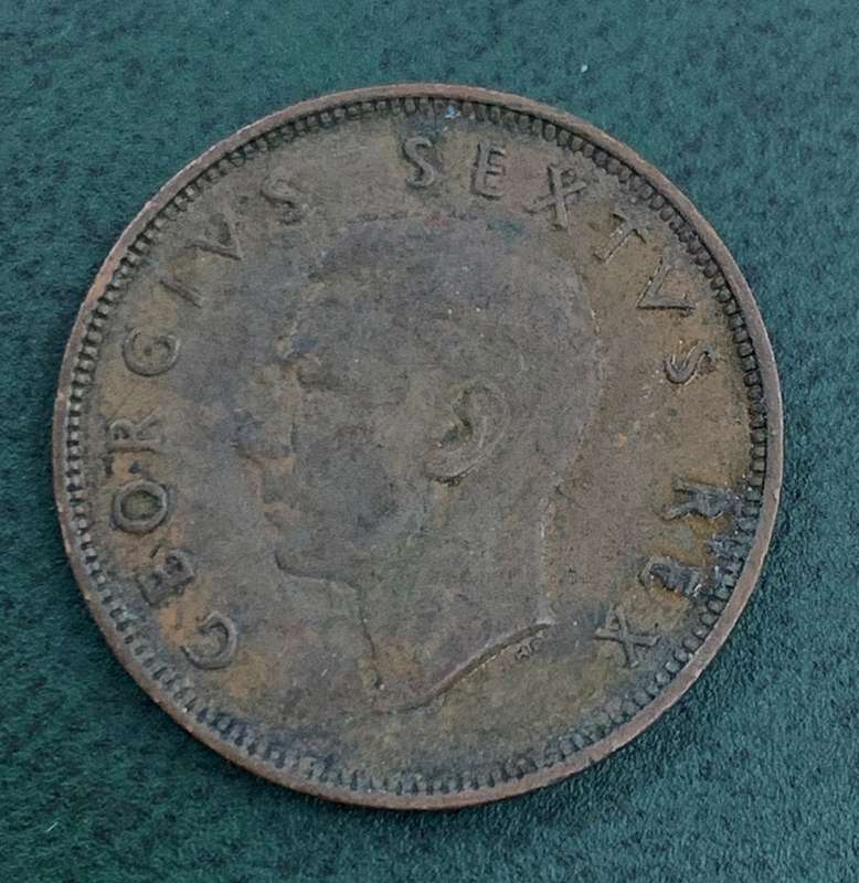 Union 1/2 Penny 1948