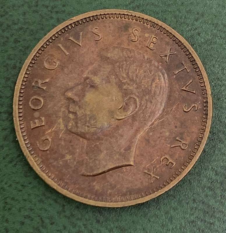 Union 1951 Half Penny