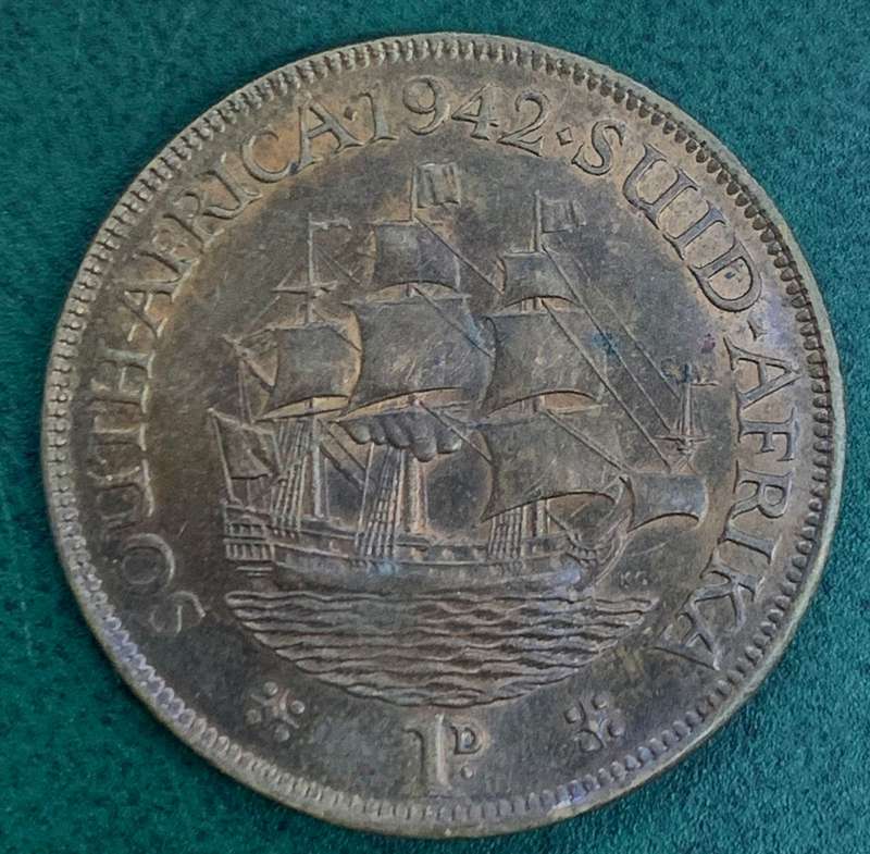 Union Penny 1942 - aUNC condition with luster