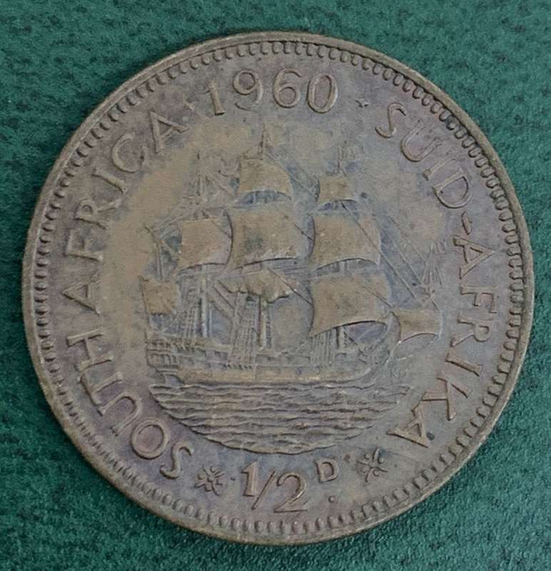 Union 1/2 Penny 1960