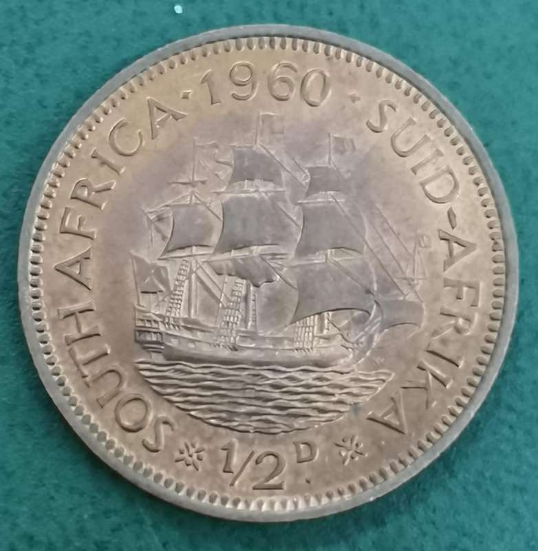 Union 1/2 Penny 1960 - Great condition
