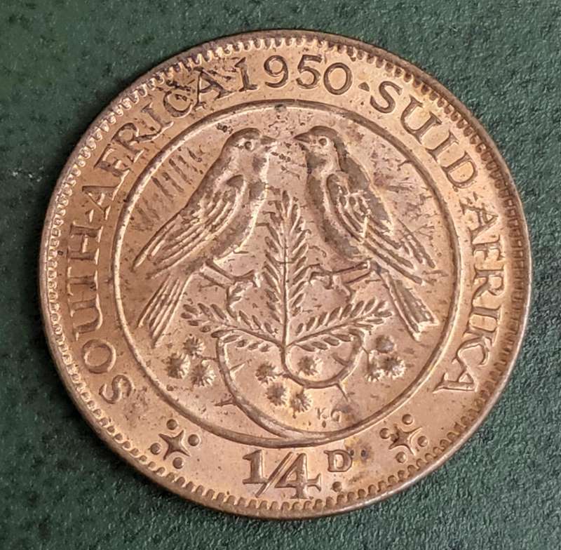 Union 1/4 Penny 1950