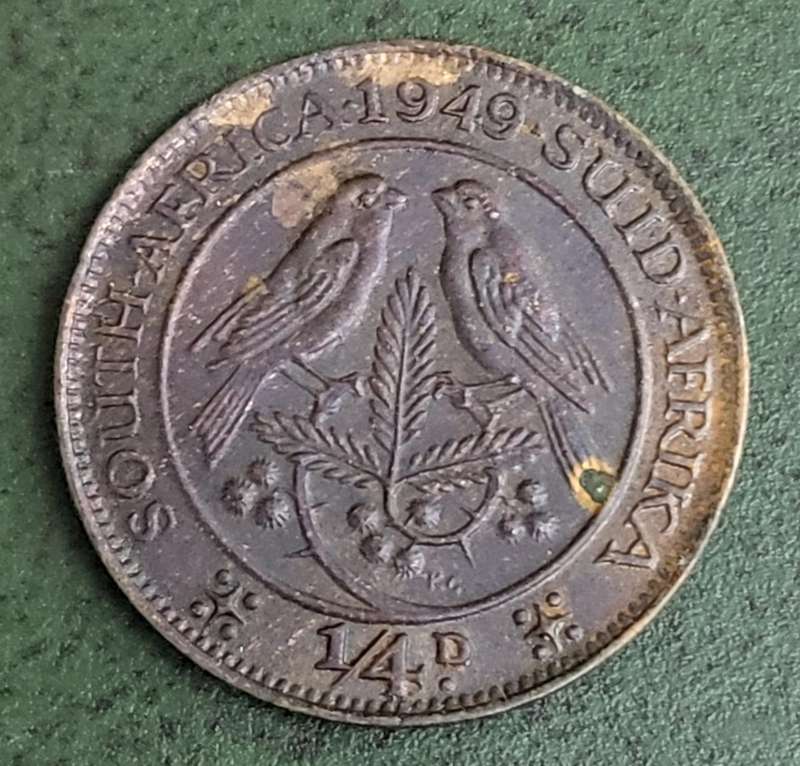 Union 1/4 Penny 1949