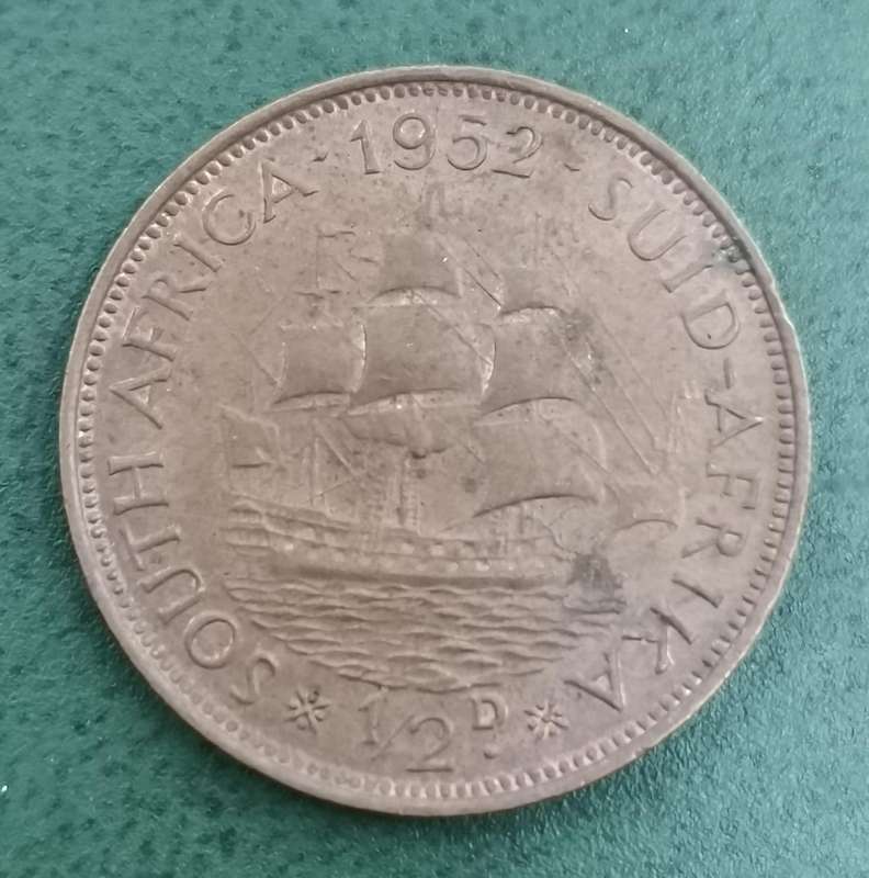 Union 1952 Half Penny