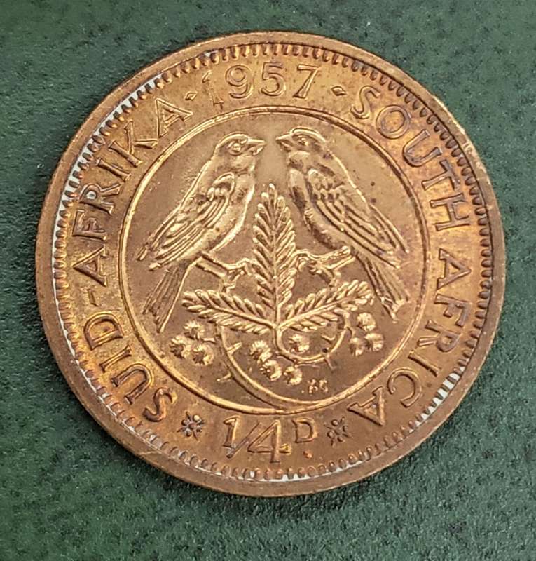 Union 1/4 Penny 1957