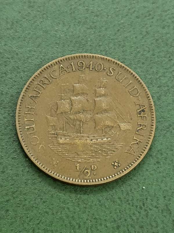 Union 1/2 Penny 1940