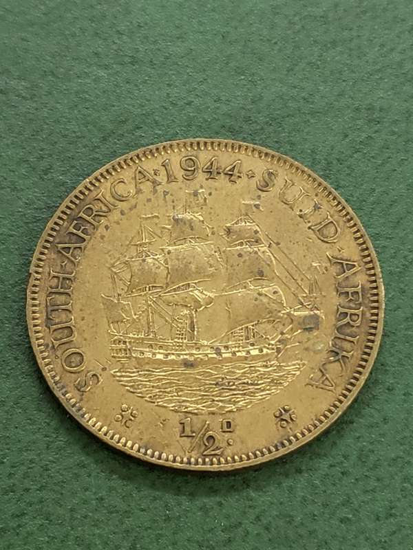 Union 1/2 Penny 1944