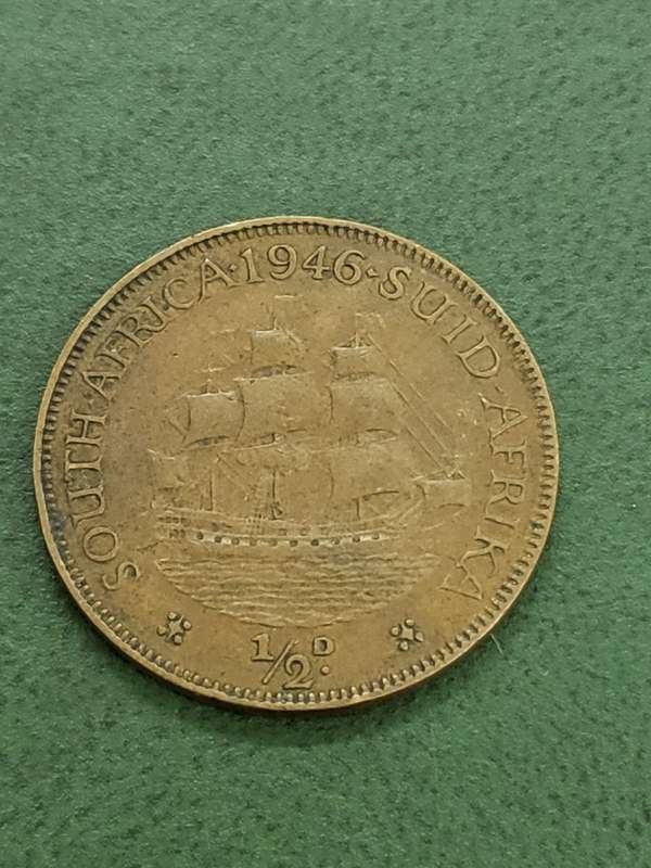 Union 1/2 Penny 1946