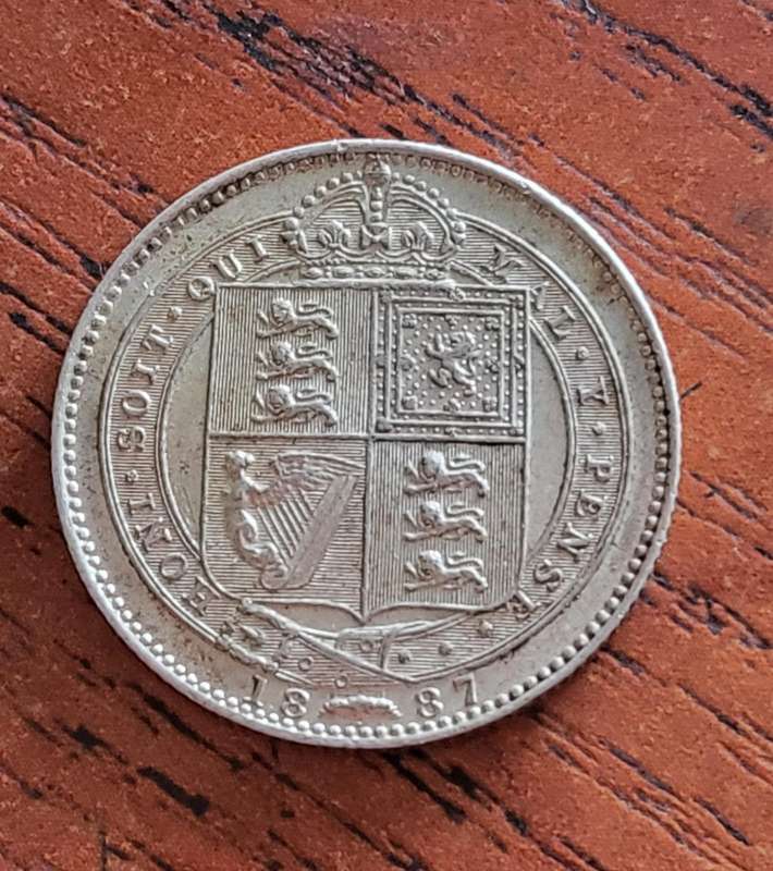 Britain 1 Shilling 1887 - aUNC condition