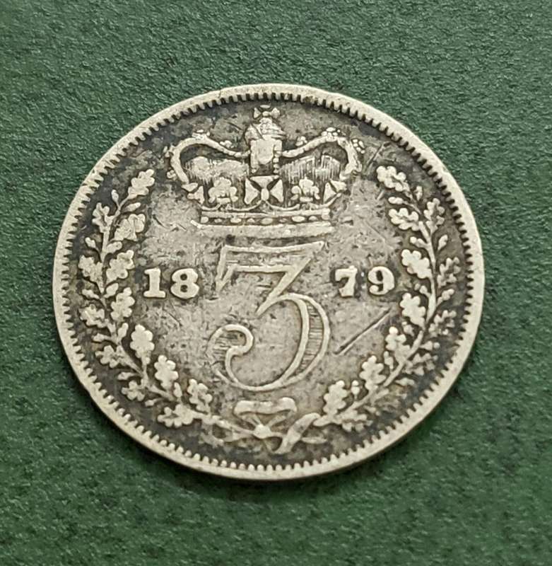 Britain Threepence 1879