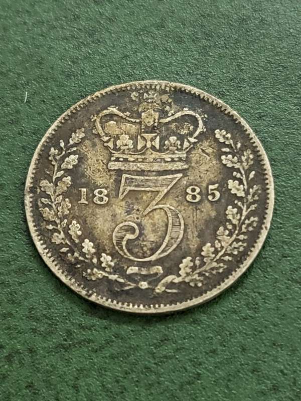 Britain Threepence 1885