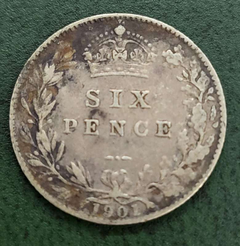 Britain Sixpence 1901