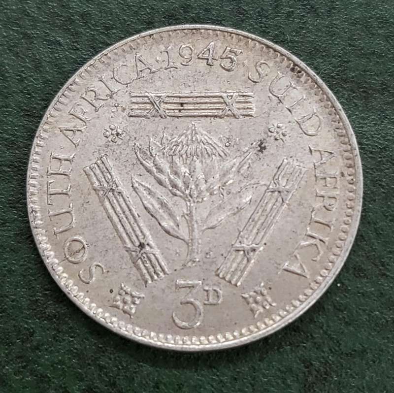 Union 1945 Threepence