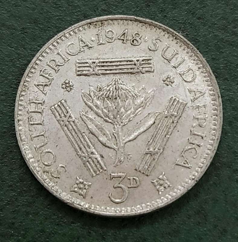 Union 1948 Threepence - Great Condition