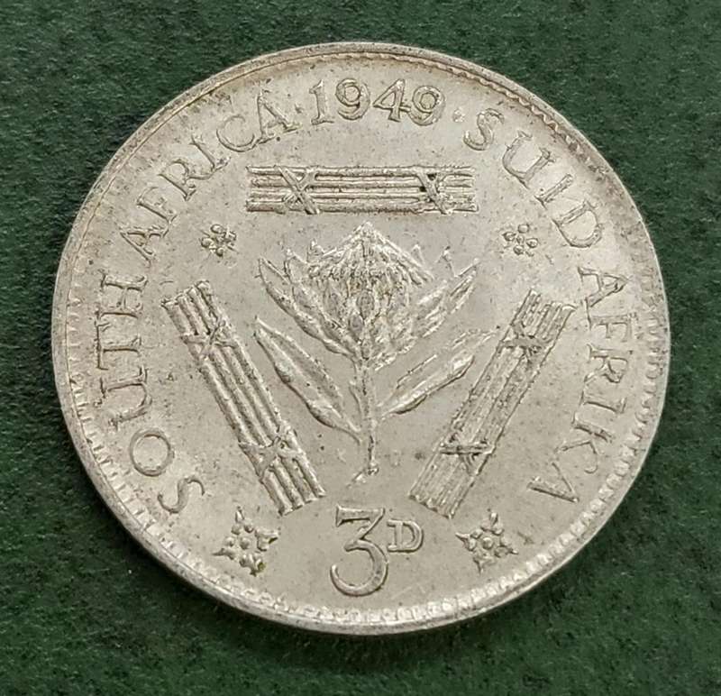 Union 1949 Threepence - Great Condition