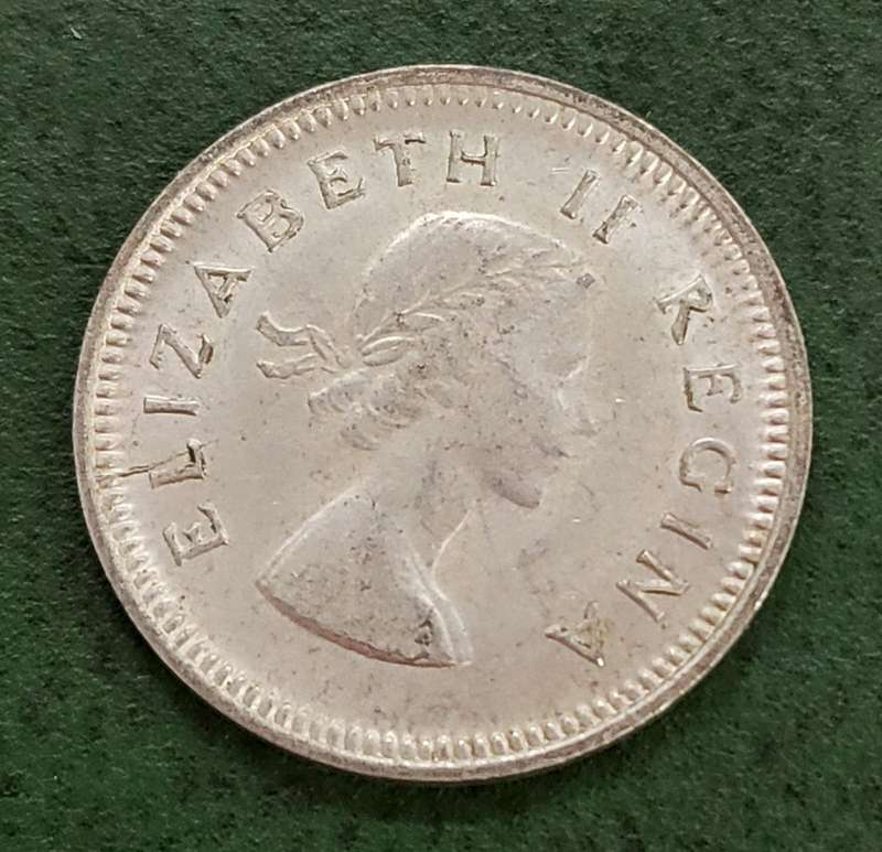 Union 1956 Threepence - UNC Condition