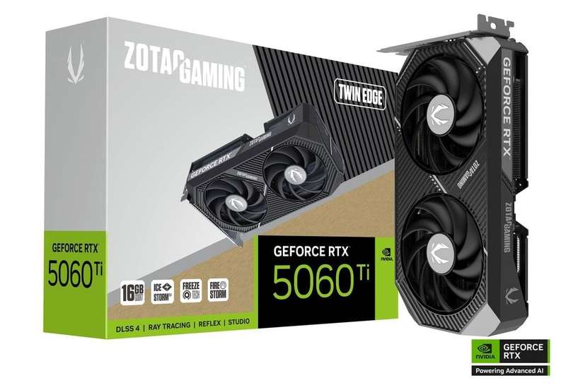 ZOTAC GeForce RTX 5060 Ti 16GB Twin Edge