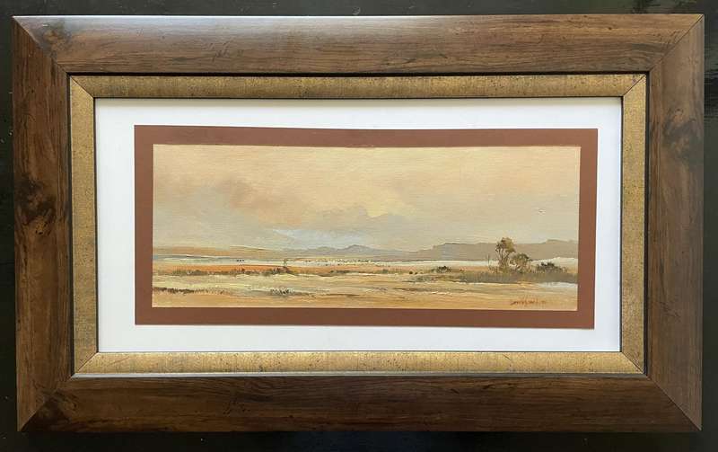 ORIGINAL WELL KNOWN SA ARTIST - LOUIS SMIT - OIL ON CANVAS ON BOARD - LANDSCAPE