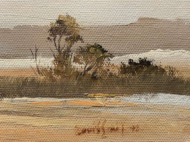 ORIGINAL WELL KNOWN SA ARTIST - LOUIS SMIT - OIL ON CANVAS ON BOARD - LANDSCAPE