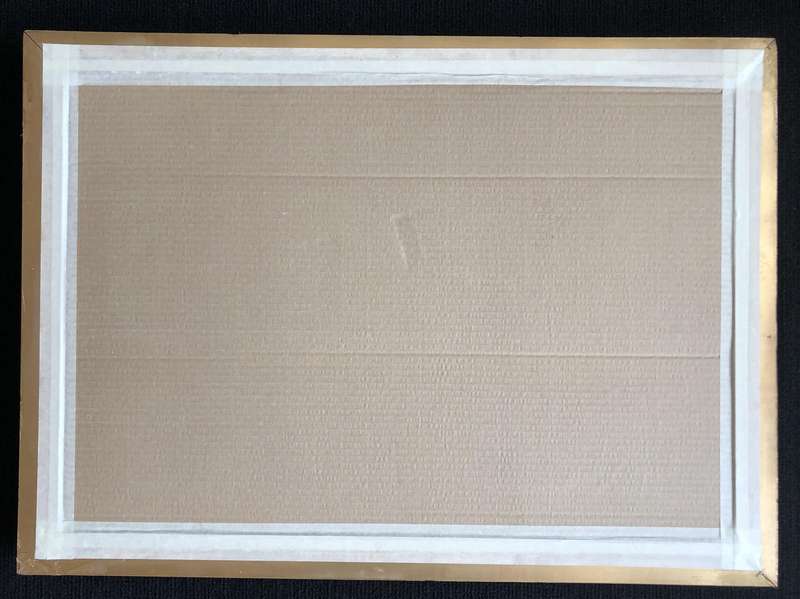ORIGINAL WERNER FORDELMANN (1926-2012) OIL ON CANVAS ON BOARD -MOUNTAIN LANDSCAPE IN GOLD FRAME