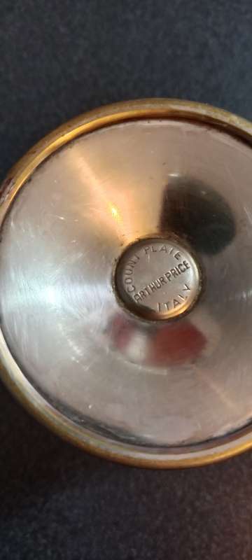 Vintage Valero Silver-plated Spanish Goblet