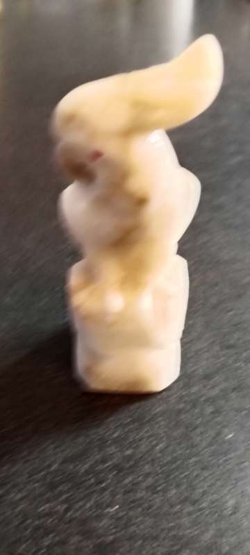 Vintage Italian Alabaster Cockatoo statue