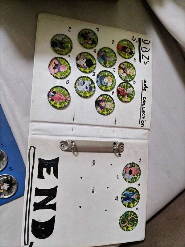 Dragon ball z tazos