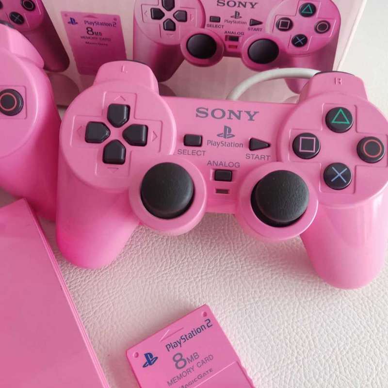 RARE Limited eddition Pink Playstation 2 slim