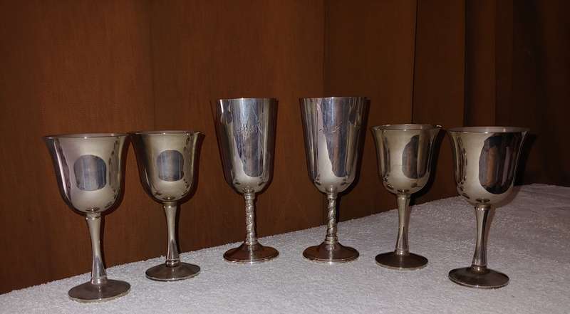WINE GOBLETS EPNS