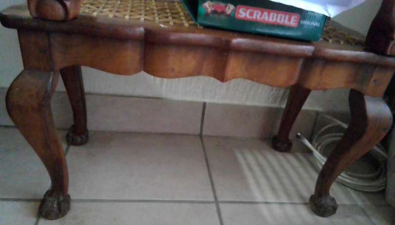 ANTIQUE MATCHING MORRIS CHAIRS  SOUTH AFRICAN STINKWOOD with free matching riempie stoel