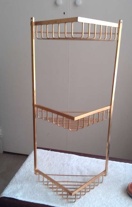 BRASS SHOWER CADDY