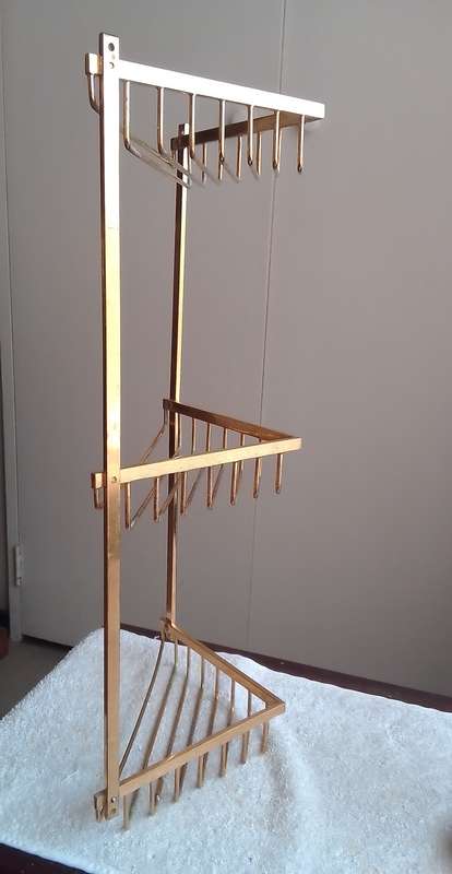 BRASS SHOWER CADDY